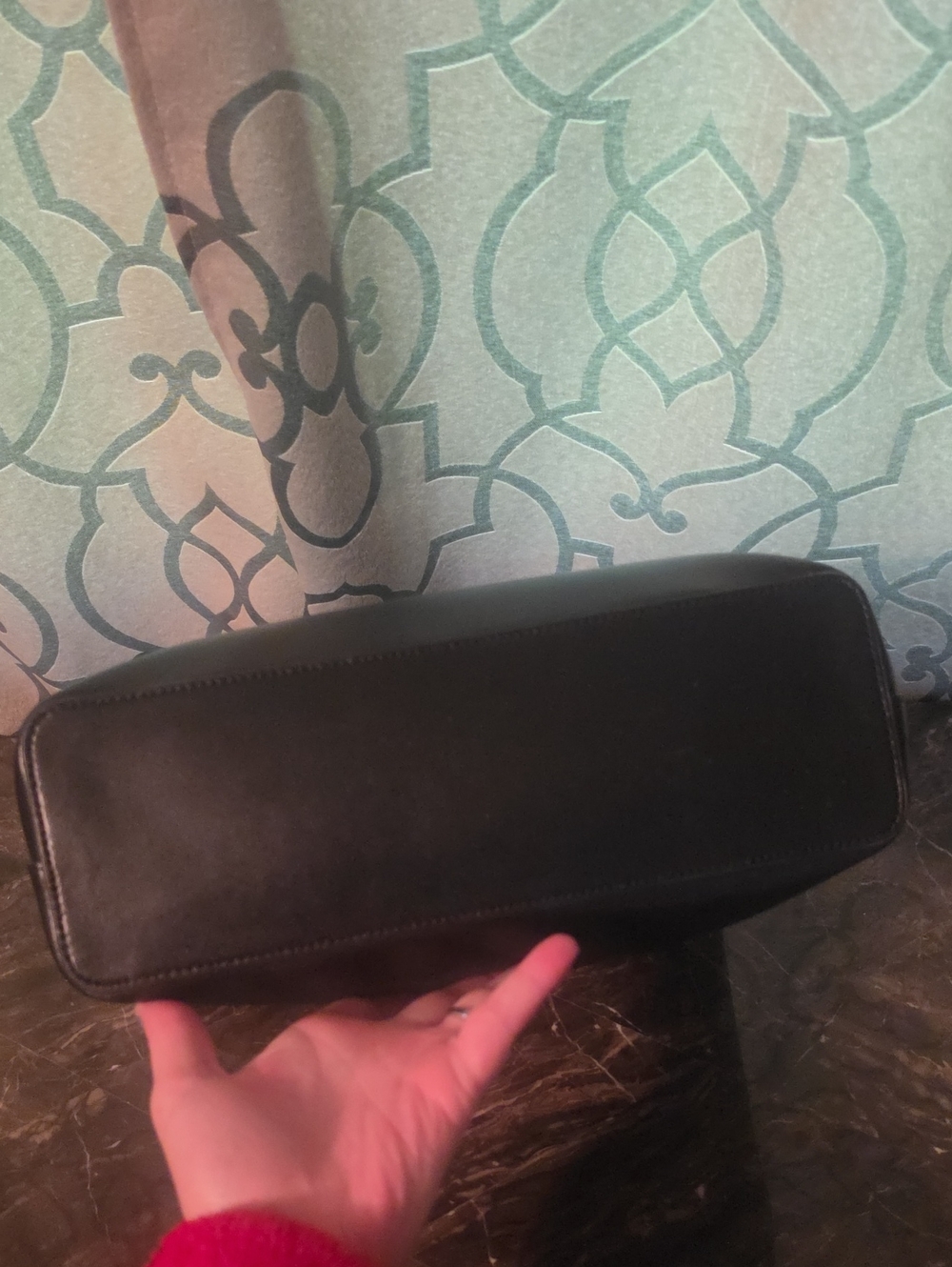 kate spade Black Smooth Leather Tote with Tassel - Picture 4 of 6